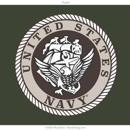 "Expeditionary Warfare" Hooded Sweatshirt | Military Green