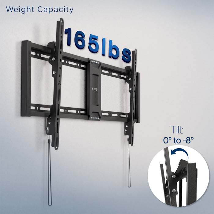 Sturdy adjustable TV wall mount.