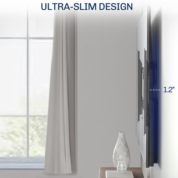 Sturdy adjustable extra large TV wall mount.