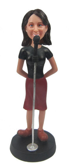 Female Singer Bobblehead #1 - National Bobblehead HOF Store