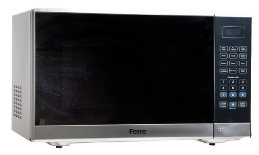 Ferre microwave oven on a white background