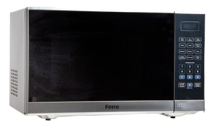 Ferre microwave oven on a white background