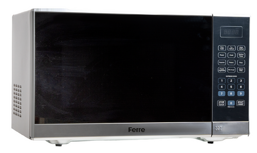 Ferre microwave oven on a white background