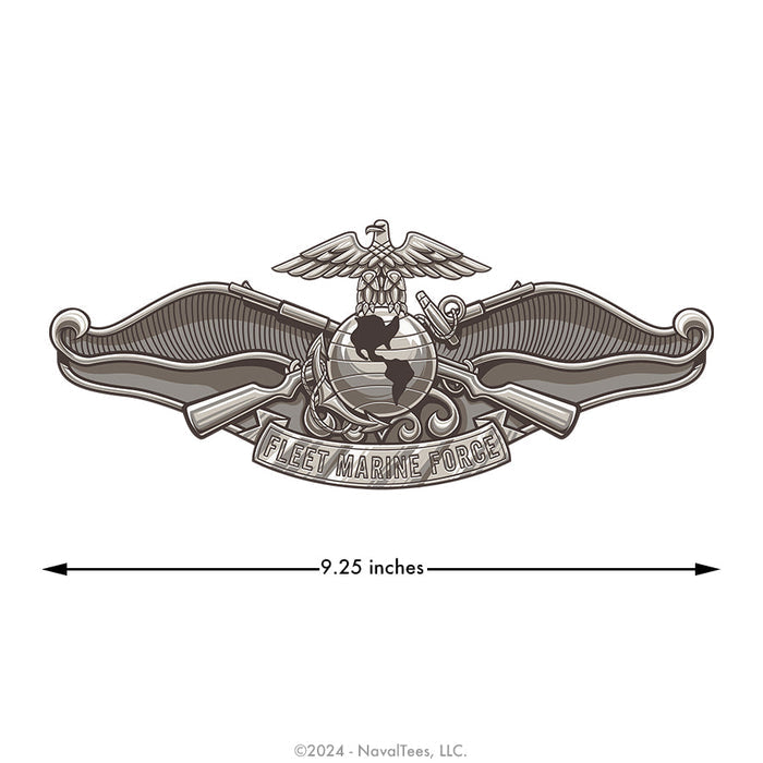 "Fleet Marine Force" Vinyl Sticker | 3.75 x 9.25 in
