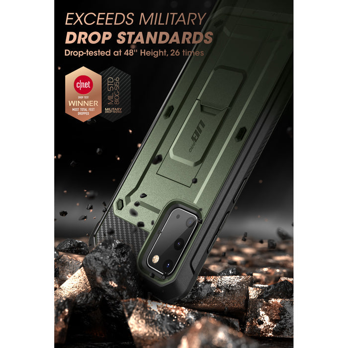 Galaxy S20 FE Unicorn Beetle Pro Rugged Case-Metallic Green