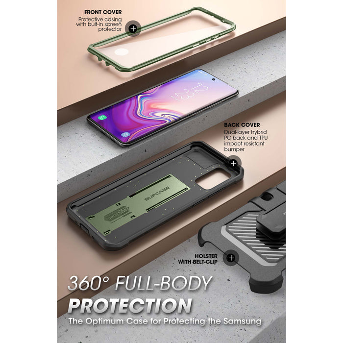 Galaxy S20 FE Unicorn Beetle Pro Rugged Case-Metallic Green