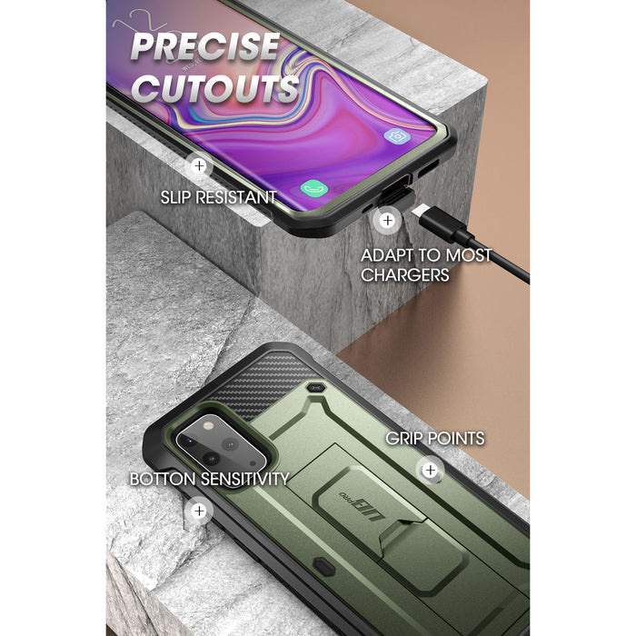 Galaxy S20 FE Unicorn Beetle Pro Rugged Case-Metallic Green