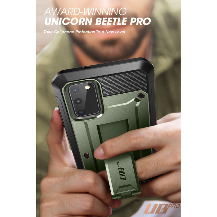 Galaxy S20 FE Unicorn Beetle Pro Rugged Case-Metallic Green
