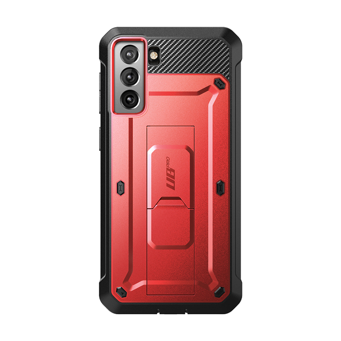 Galaxy S21 FE Unicorn Beetle PRO Rugged Case-Metallic Red