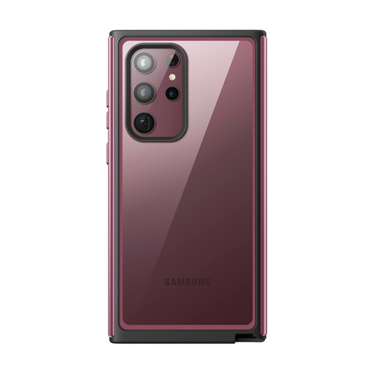 Galaxy S22 Ultra Unicorn Beetle EDGE XT Bumper Case-Burgundy