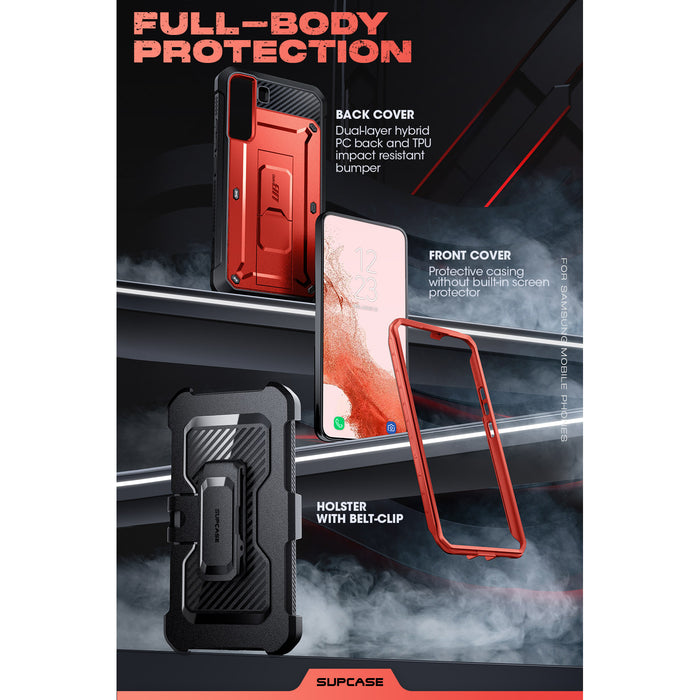 Galaxy S22 Unicorn Beetle PRO Rugged Case-Metallic Red