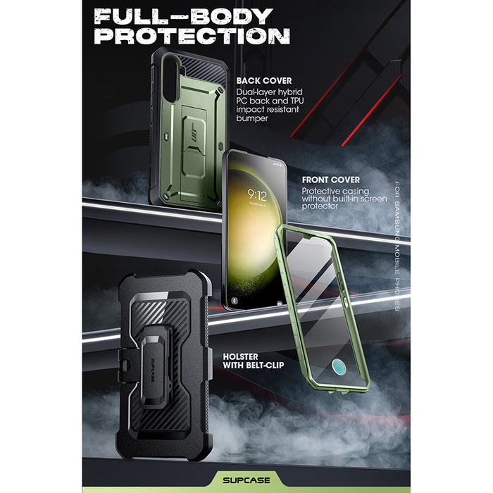 Galaxy S23 FE Unicorn Beetle PRO Rugged Phone Case(open box)-Dark Green