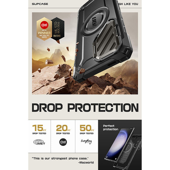 Galaxy S24 Ultra Unicorn Beetle MAG XT Bumper Case(open box) -Black