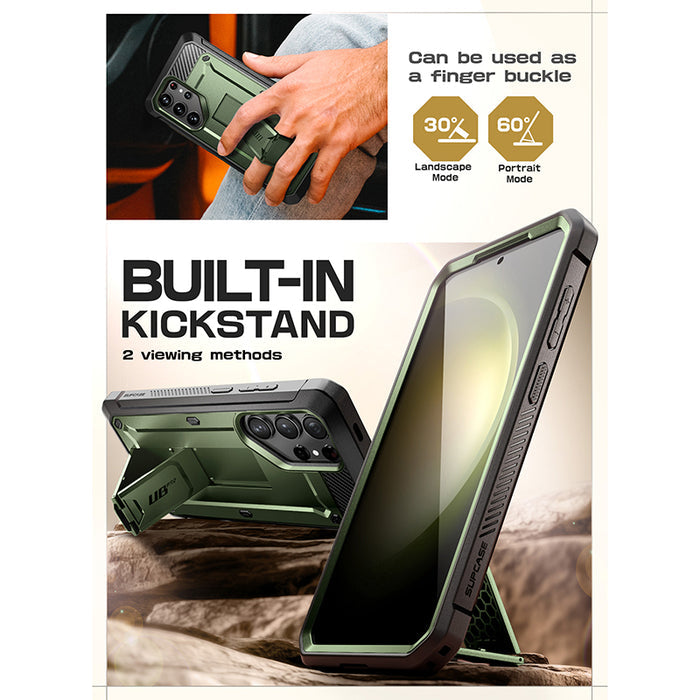 Galaxy S24 Ultra Unicorn Beetle PRO Rugged Case(open box)-Dark Green