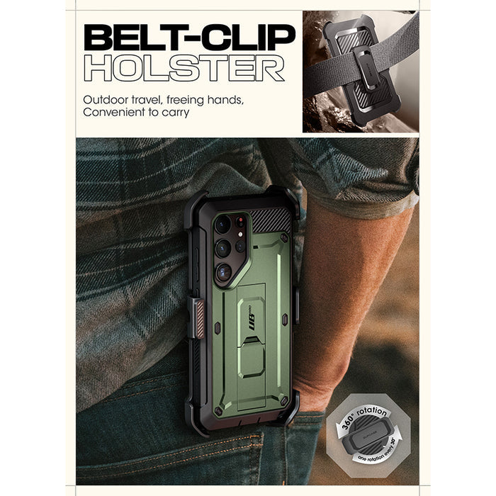 Galaxy S24 Ultra Unicorn Beetle PRO Rugged Case(open box)-Dark Green