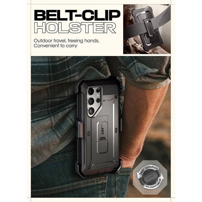 Galaxy S24 Ultra Unicorn Beetle PRO Rugged Case(open box)-Titan Gray