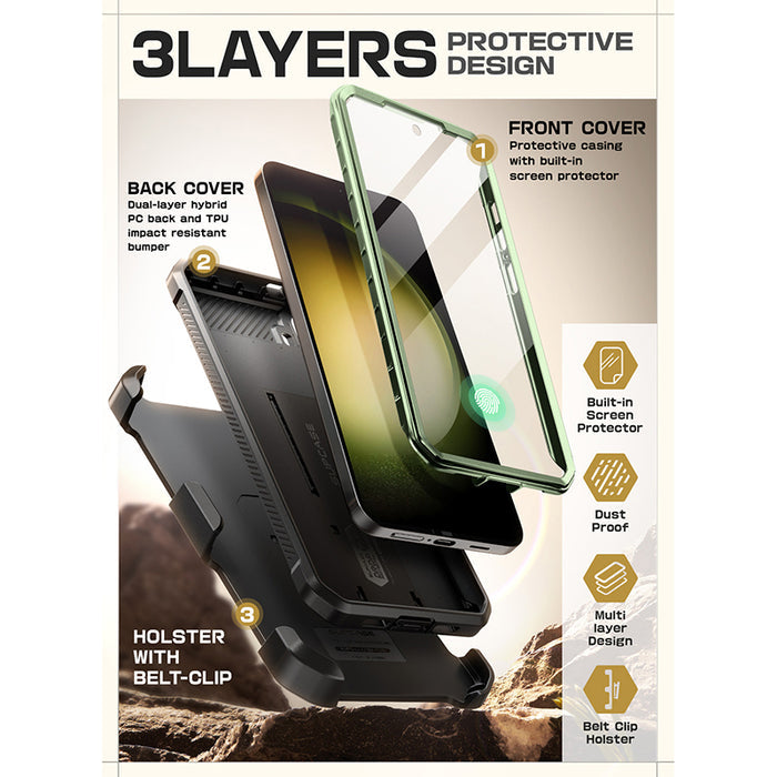 Galaxy S24 Unicorn Beetle PRO Rugged Case(open box)-Dark Green
