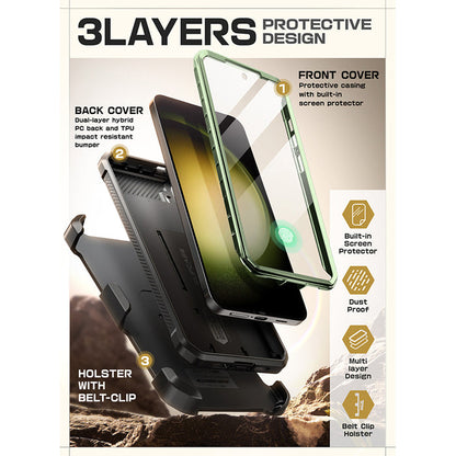 Galaxy S24 Unicorn Beetle PRO Rugged Case(open box)-Dark Green