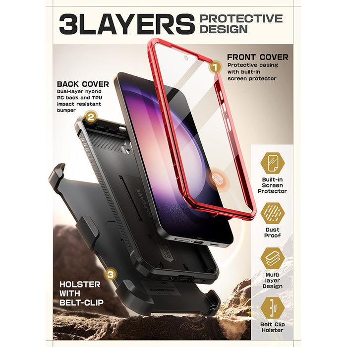 Galaxy S24 Unicorn Beetle PRO Rugged Case(open box)-Metallic Red