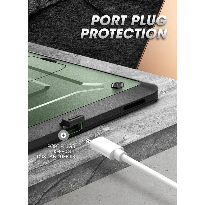 Galaxy Tab S8 Ultra (2022) Unicorn Beetle Pro Rugged Case-Dark Green