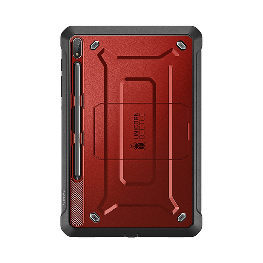 Galaxy Tab S8 Ultra (2022) Unicorn Beetle Pro Rugged Case-Metallic Red