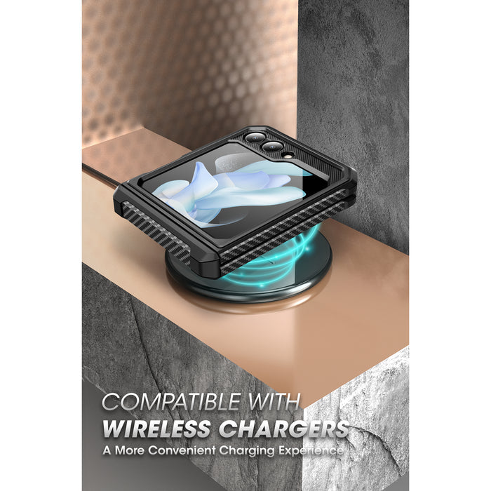 Galaxy Z Flip5 Unicorn Beetle PRO Rugged Case with Belt Clip(open box)-Black
