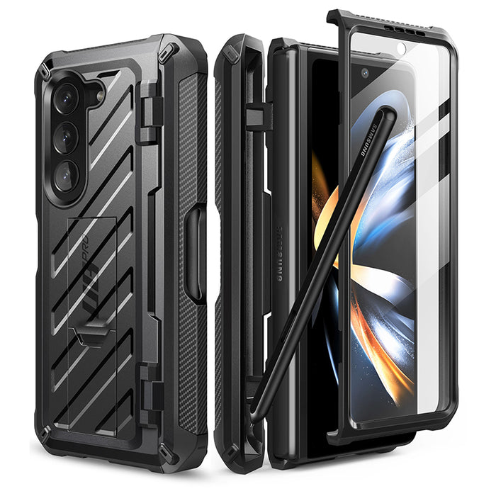 Galaxy Z Fold5 Unicorn Beetle PRO Rugged Case with S-Pen Holder(open box)-Black