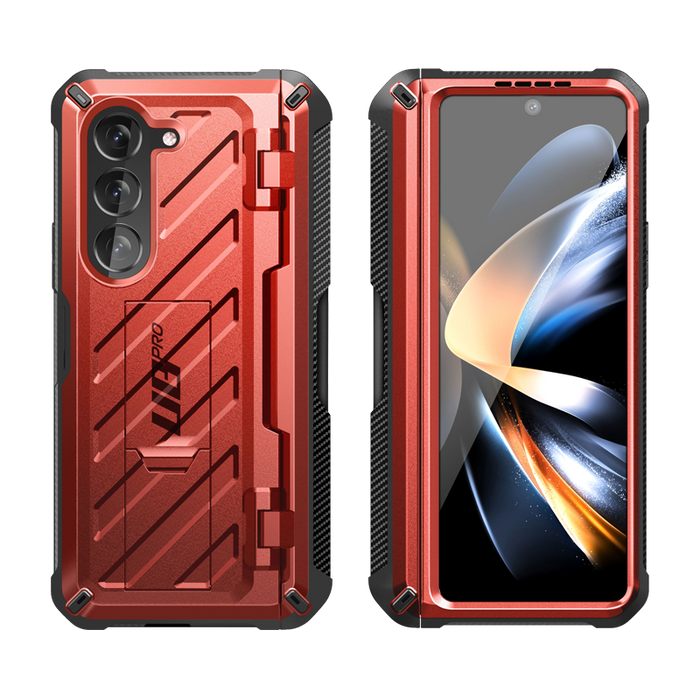 Galaxy Z Fold5 Unicorn Beetle PRO Rugged Case with S-Pen Holder(open box)-Metallic Red