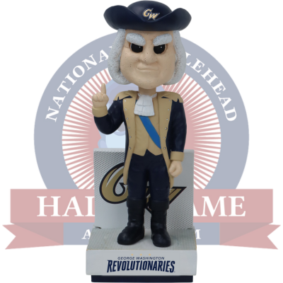 George George Washington Revolutionaries Mascot Bobblehead (Presale)