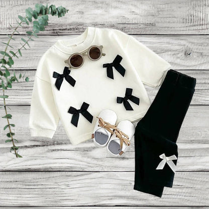 Girls Bow Top - Pants not included