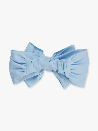 Girls Light Blue Shimmer Swim + Active Bow Headband