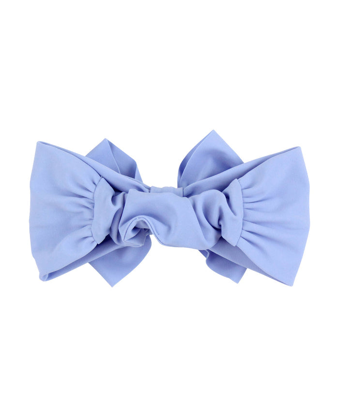 Girls Periwinkle Blue Swim + Active Bow Headband