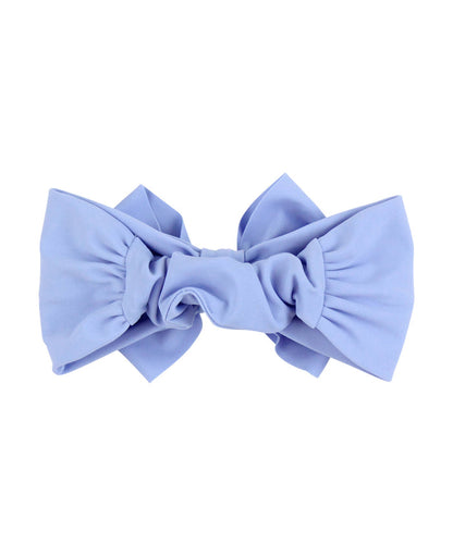 Girls Periwinkle Blue Swim + Active Bow Headband