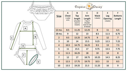 Girls Pink Coquette Long Sleeve Ruffles Rash Guard Swimsuit