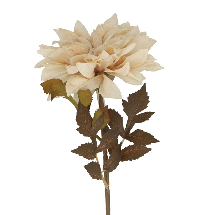 Gisela Graham Antique Cream Dahlia Stem