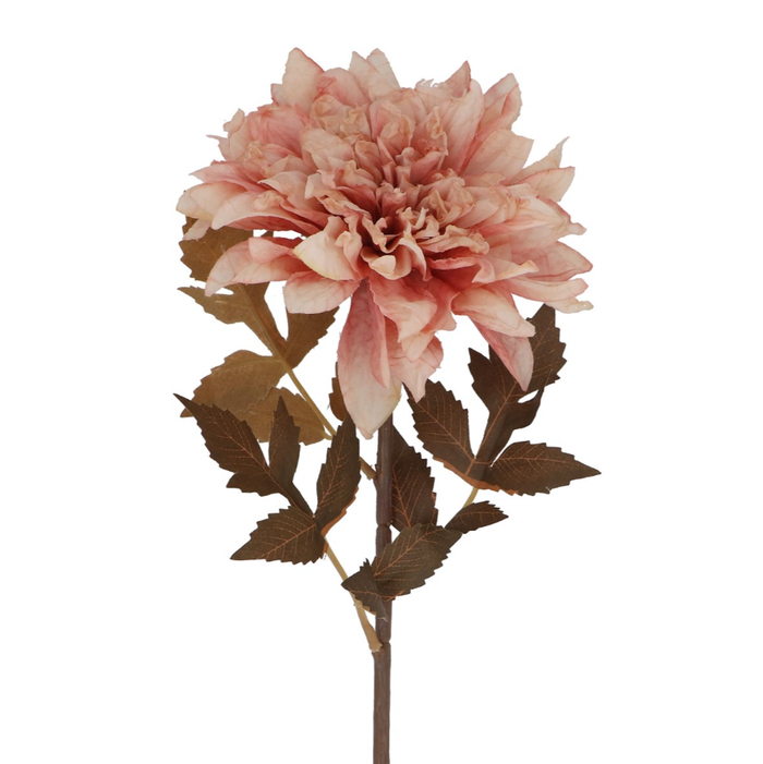 Gisela Graham Antique Pink Dahlia Stem