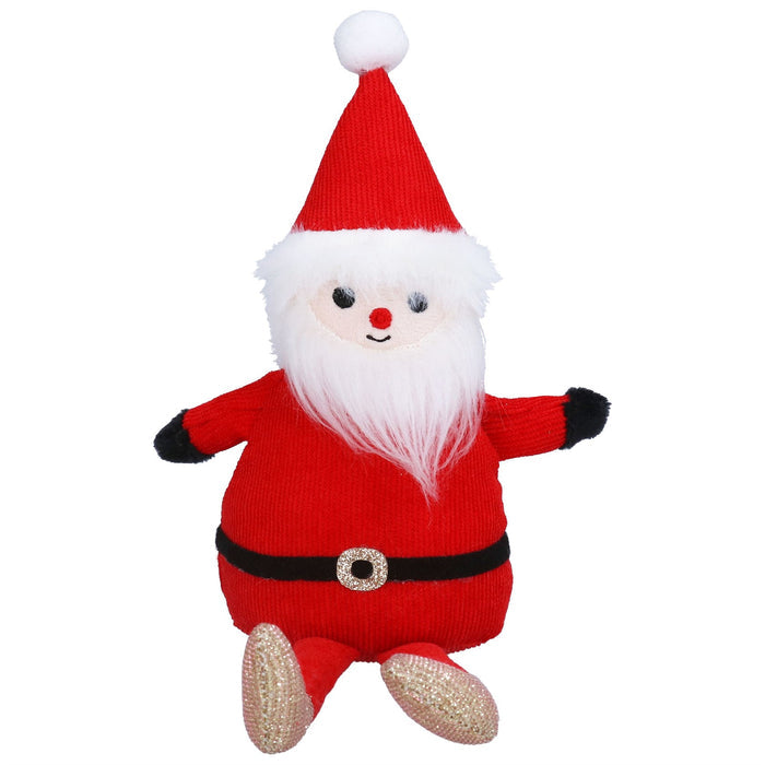 Gisela Graham Fabric Shelf Sitter - Santa