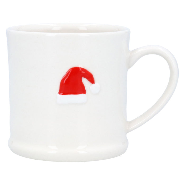 Gisela Graham Stoneware Mini Mug - Santa Hat