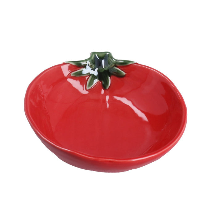 Gisela Graham Tomato Shaped Porcelain Bowl
