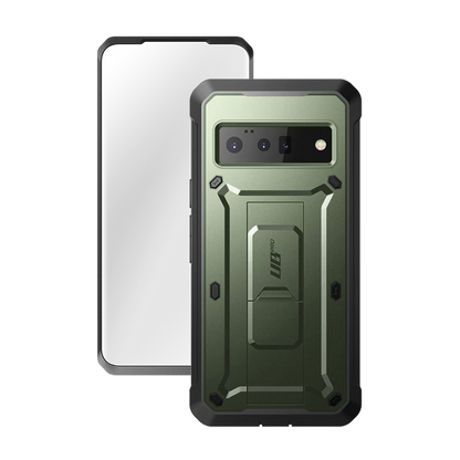 Google Pixel 6 Pro Unicorn Beetle PRO Rugged Holster Case-Dark Green
