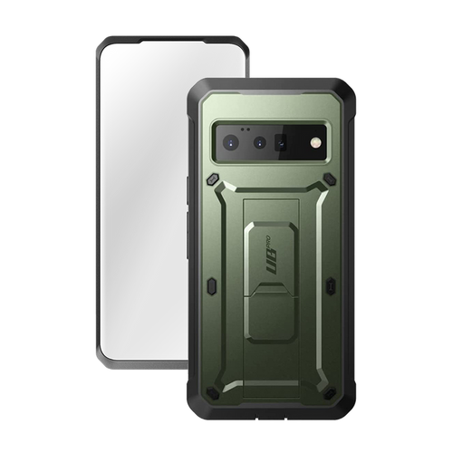 Google Pixel 6 Pro Unicorn Beetle PRO Rugged Holster Case-Dark Green