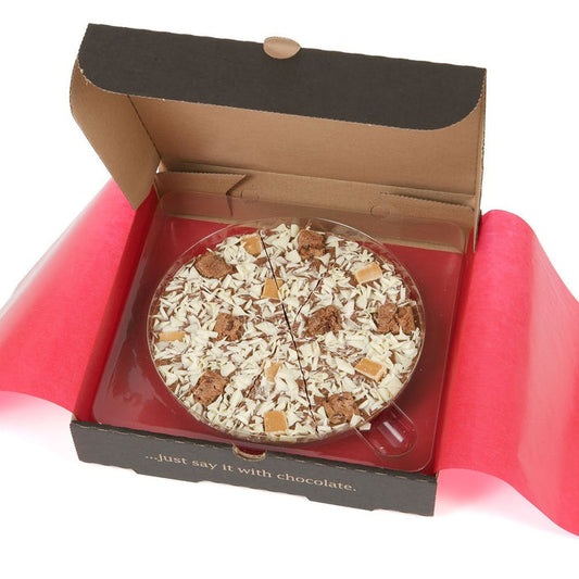 Gourmet Chocolate 7" Chocolate Pizza - Crunchy Munchy