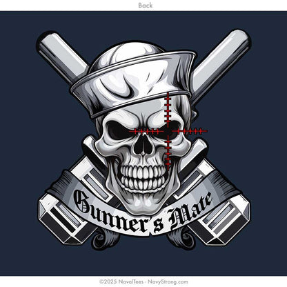 "Gunner Skull" Long Sleeve Tee | Navy