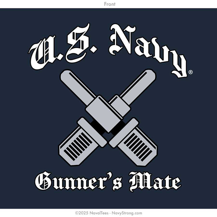 "Gunner Skull" Long Sleeve Tee | Navy
