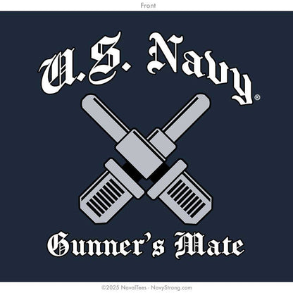"Gunner Skull" Long Sleeve Tee | Navy