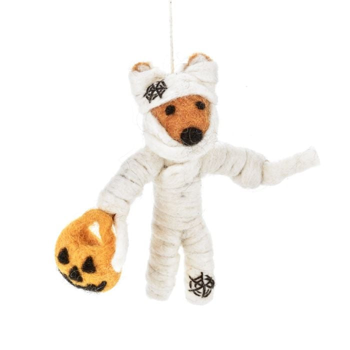 Halloween Felt Decoration - Foxy Mummy
