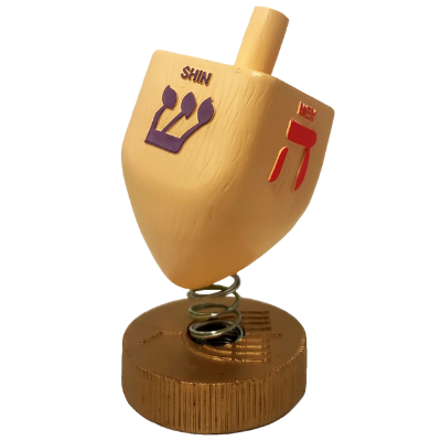 Hanukkah Menorah Dreidel Bobbles