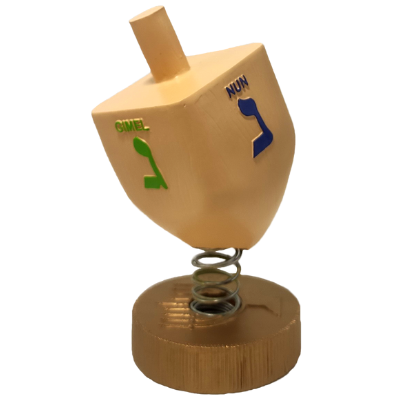 Hanukkah Menorah Dreidel Bobbles