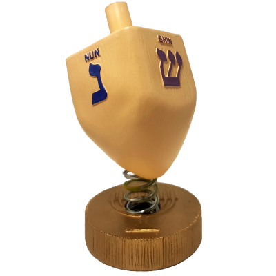Hanukkah Menorah Dreidel Bobbles