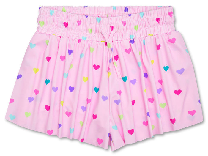 Heart Confetti Butterfly Shorts (Large (14))
